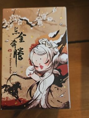 Beige and White Character Art Print - The Golden Gallop